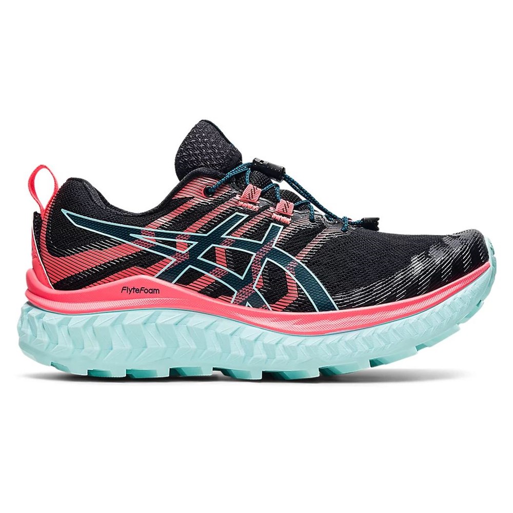 фото Кроссовки женские asics trabuco 1012a901 черные 5 us