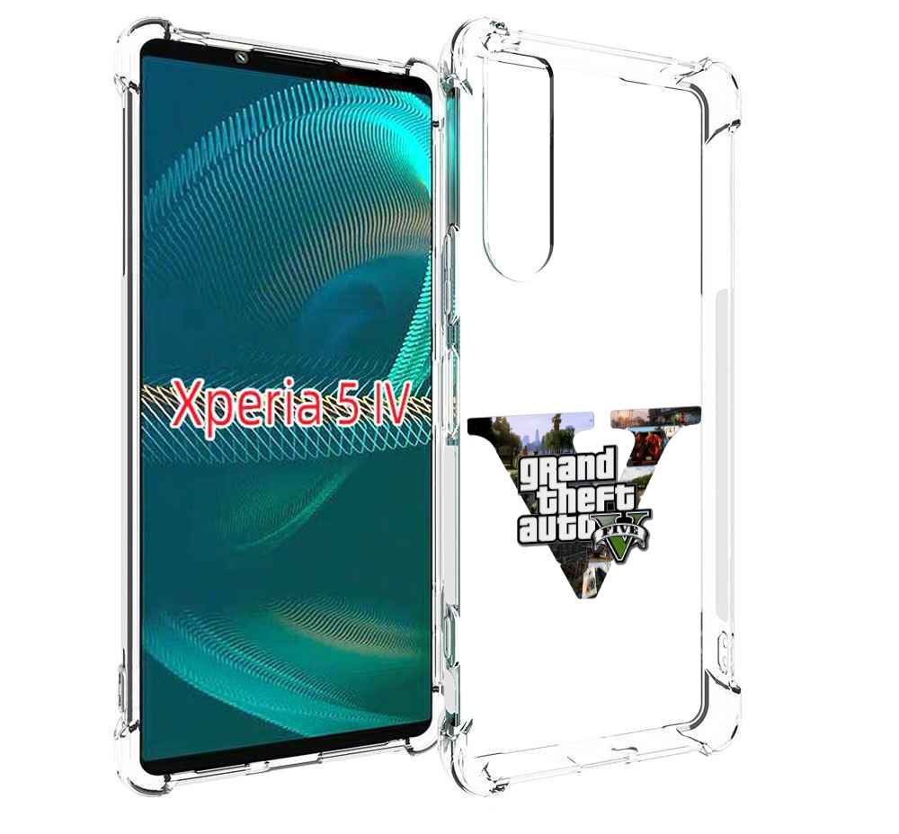 

Чехол MyPads GTA 5 логотип для Sony Xperia 5 IV (5-4), Прозрачный, Tocco