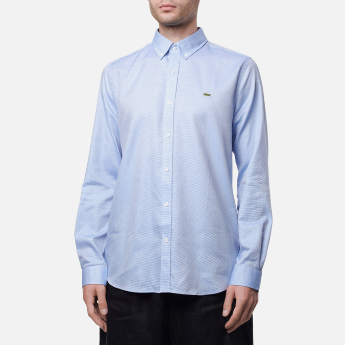 

Рубашка мужская Lacoste CH0101-01M голубая 43, CH0101-01M