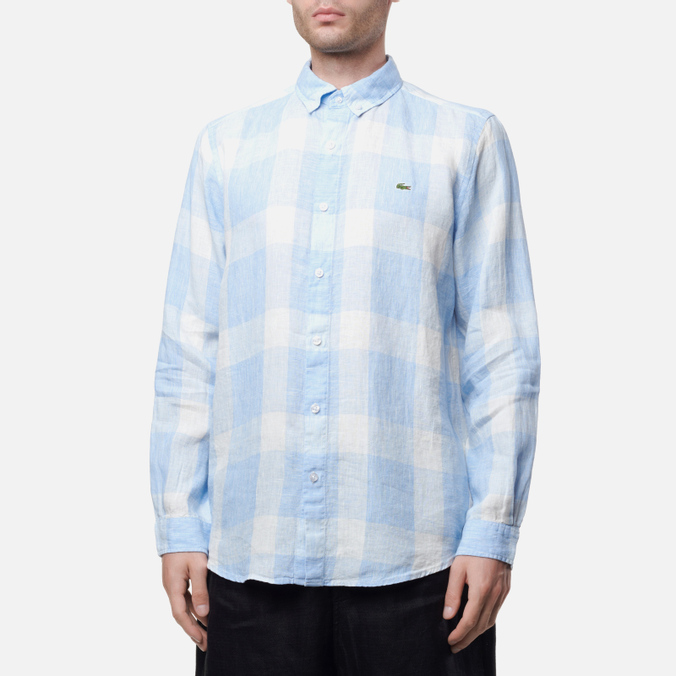 

Рубашка мужская Lacoste CH0114-14M голубая 45, CH0114-14M