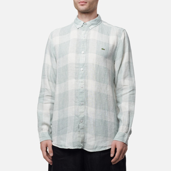 

Рубашка мужская Lacoste CH0114-14Y зеленая 45, CH0114-14Y