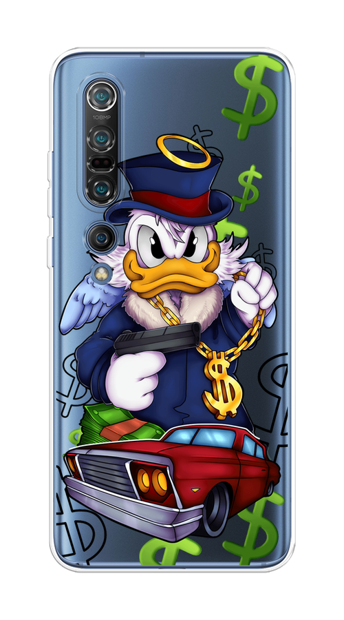 

Чехол на Xiaomi Mi 10 Pro "Scrooge McDuck with a Gold Chain", Красный;синий;белый, 37850-6