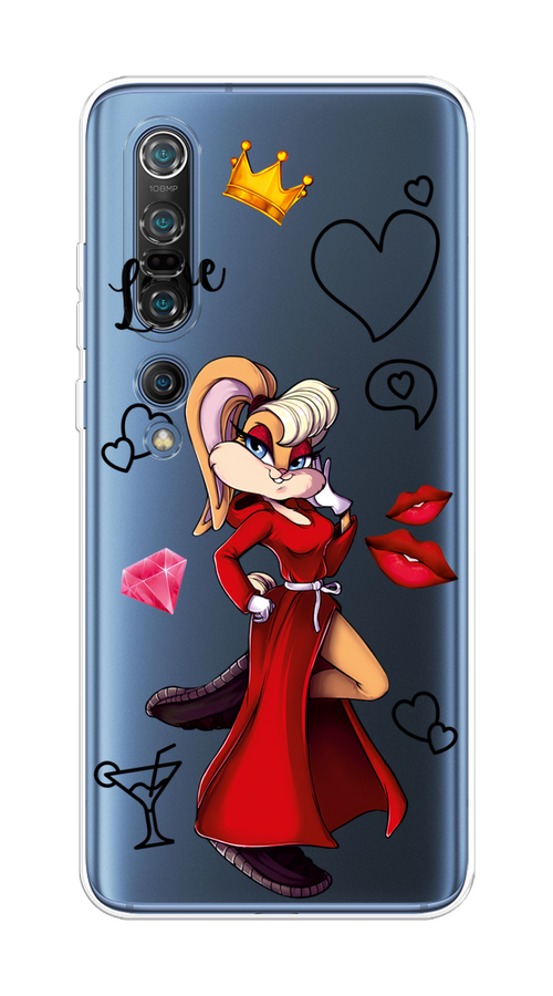 

Чехол на Xiaomi Mi 10 Pro "Rich Lola Bunny", Красный;бежевый;оранжевый, 37850-6