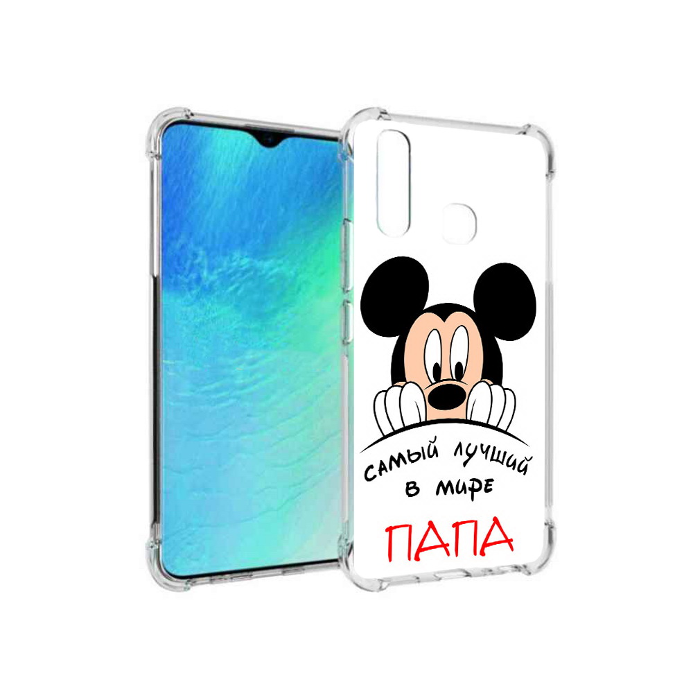 

Чехол MyPads Tocco для Vivo Y19 Самай лучший папа Микки Маус (PT140444.419.151), Прозрачный, Tocco