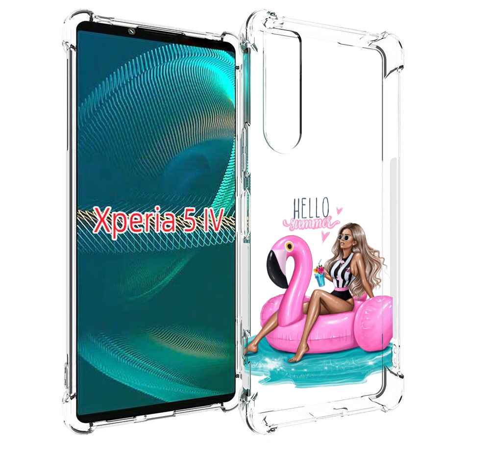 

Чехол MyPads Hello-summer для Sony Xperia 5 IV (5-4), Прозрачный, Tocco