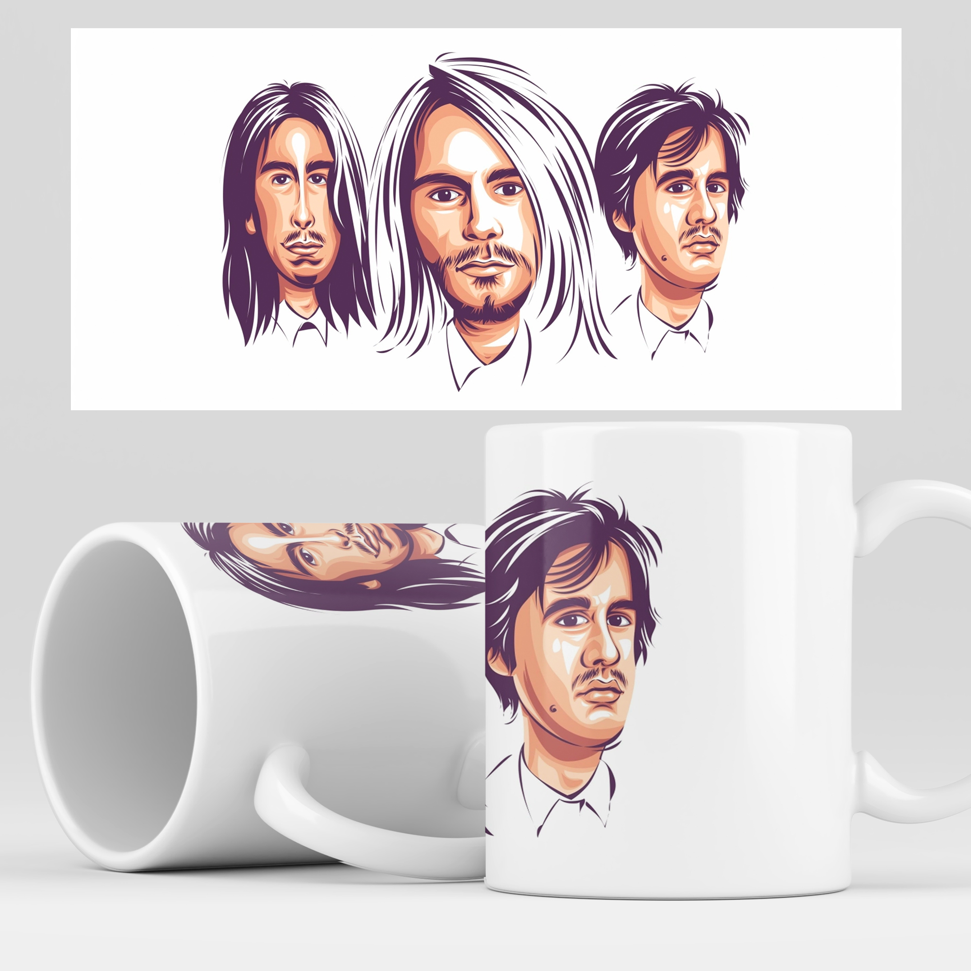 

Кружка RocketCup с принтом "Нирвана" Nirvana, Nirvana02