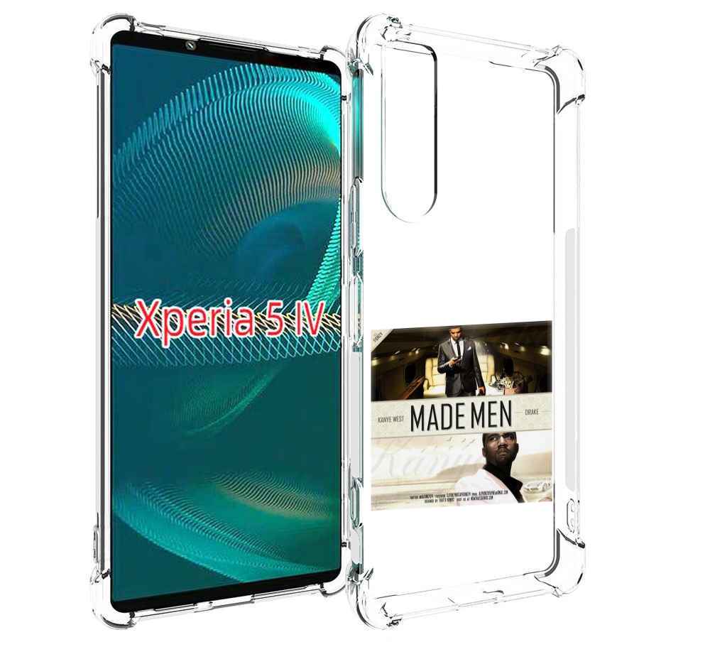 

Чехол MyPads Kanye West & Drake - Made Men для Sony Xperia 5 IV (5-4), Прозрачный, Tocco