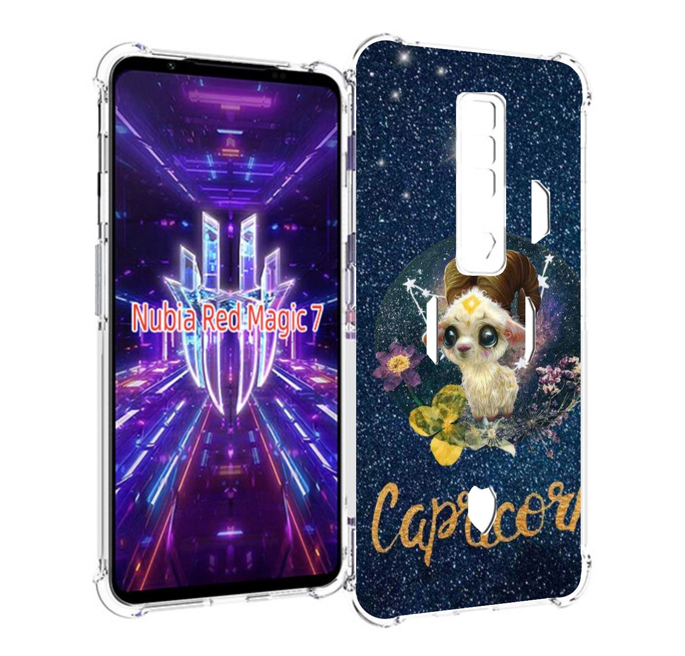 

Чехол MyPads знак зодиака козерог 3 для ZTE Nubia Red Magic 7, Прозрачный, Tocco