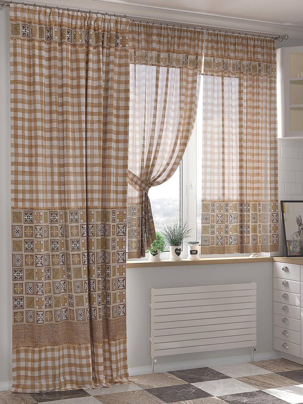 

Комплекты штор AT HOME / шторы в комнату 150х260 см / Ремнилс, 524002