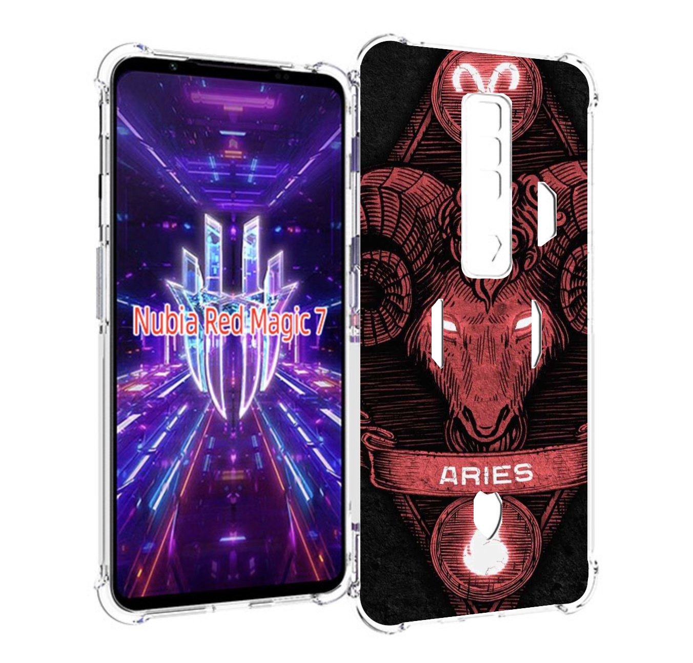 

Чехол MyPads знак зодиака овен 6 для ZTE Nubia Red Magic 7, Прозрачный, Tocco
