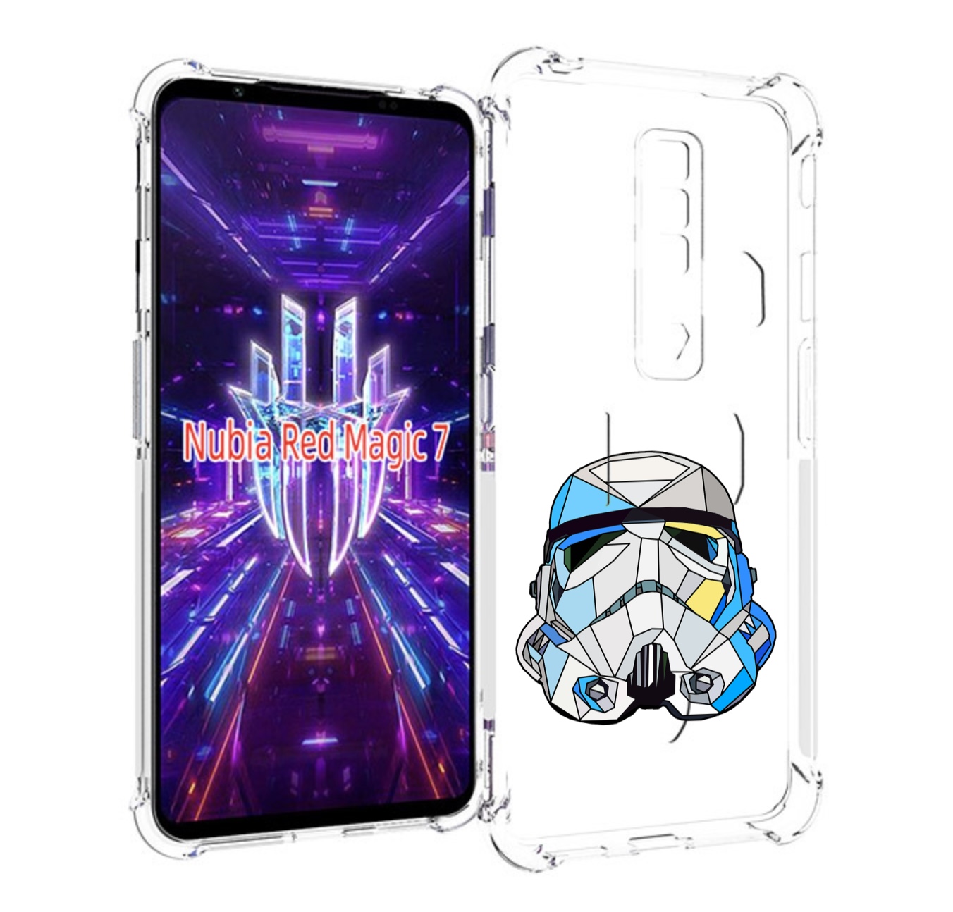 

Чехол MyPads star wars дарт вейдер для ZTE Nubia Red Magic 7, Прозрачный, Tocco