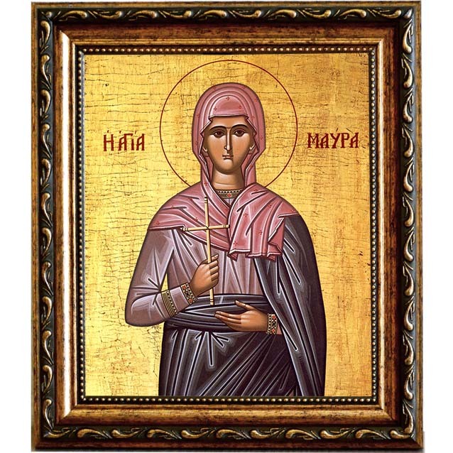 

Мавра Фиваидская мученица. Икона на холсте.