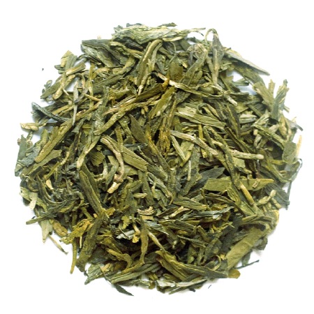 Китайский чай крупнолистовой зеленый Лун Цзинь 50 г.