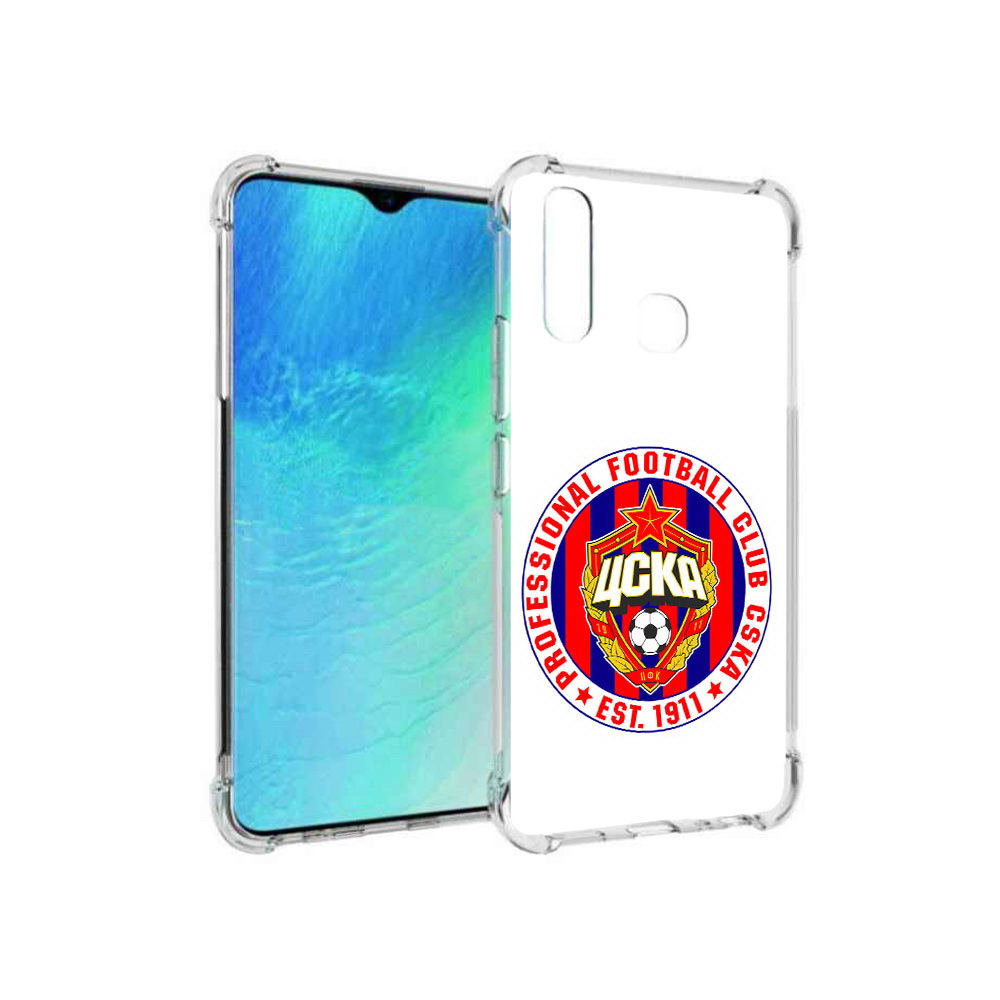 

Чехол MyPads Tocco для Vivo Y19 ФК ЦСК логотип (PT140444.419.178), Прозрачный, Tocco