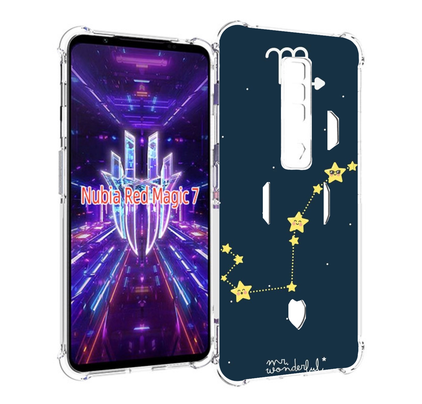 

Чехол MyPads знак зодиака скорпион 1 для ZTE Nubia Red Magic 7, Прозрачный, Tocco