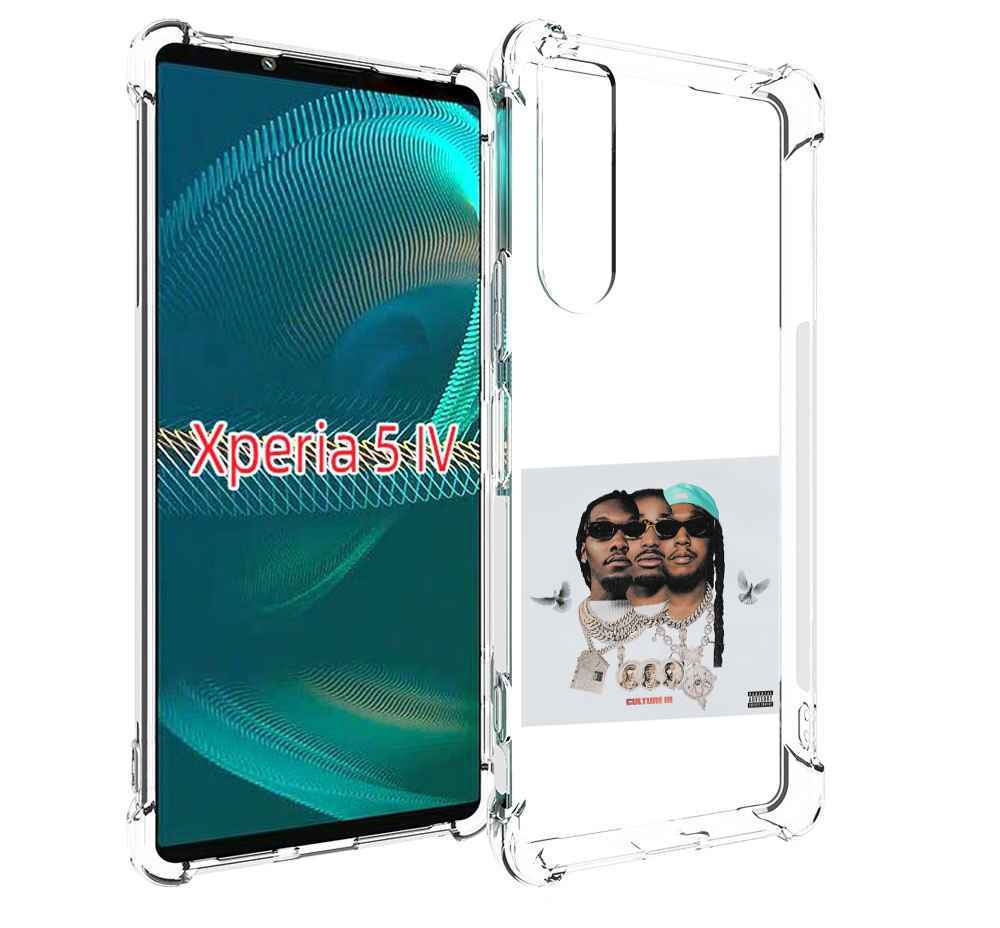 

Чехол MyPads Migos - Culture III для Sony Xperia 5 IV (5-4), Прозрачный, Tocco