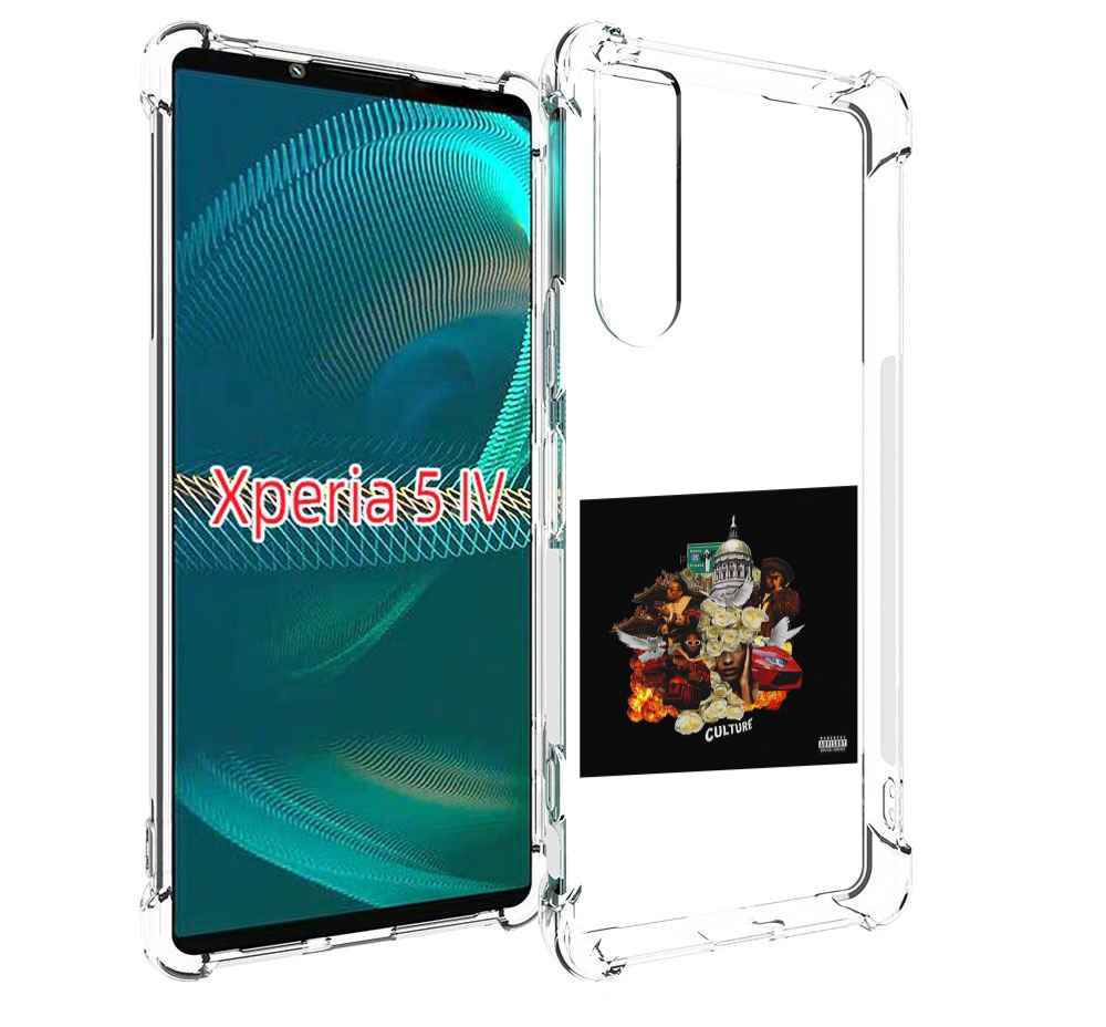 

Чехол MyPads Migos - Culture для Sony Xperia 5 IV (5-4), Прозрачный, Tocco