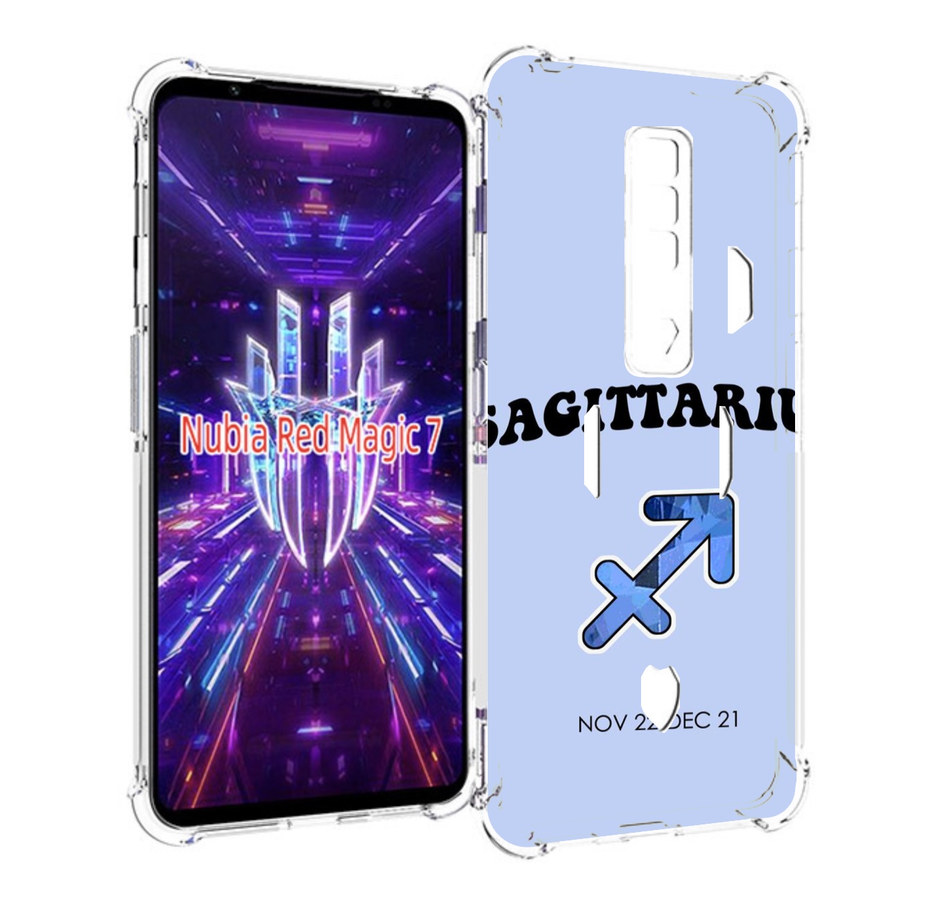 

Чехол MyPads знак зодиака стрелец 1 для ZTE Nubia Red Magic 7, Прозрачный, Tocco