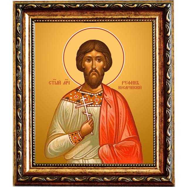 

Руфин Кесарийский мученик. Икона на холсте.