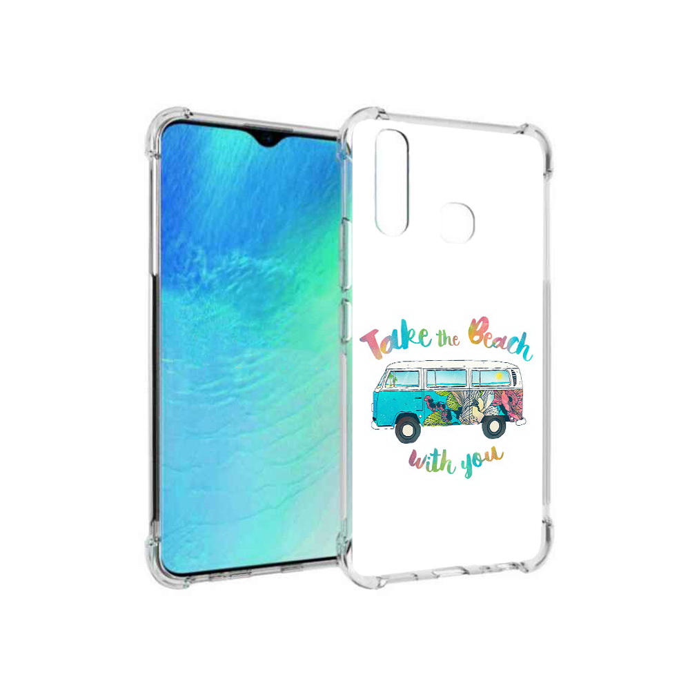 

Чехол MyPads Tocco для Vivo Y19 Хиппи автобус (PT140444.419.190), Прозрачный, Tocco