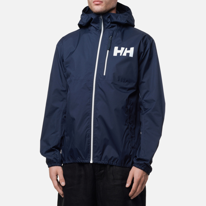 фото Ветровка мужская helly hansen 53424-597 синяя xl