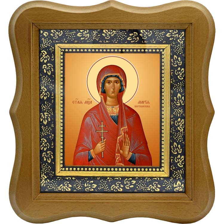 

Мария Пергамская мученица. Икона на холсте.