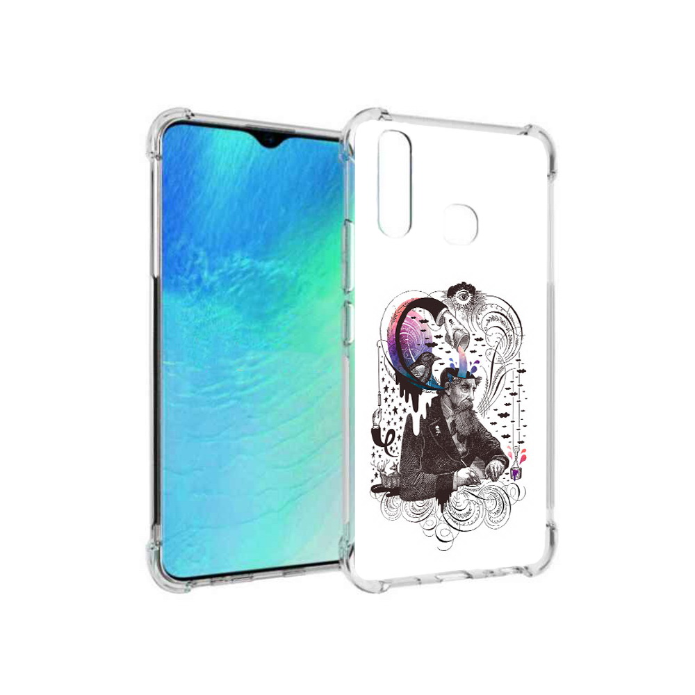 

Чехол MyPads Tocco для Vivo Y19 абстракция думающий мужчина (PT140444.419.210), Прозрачный, Tocco