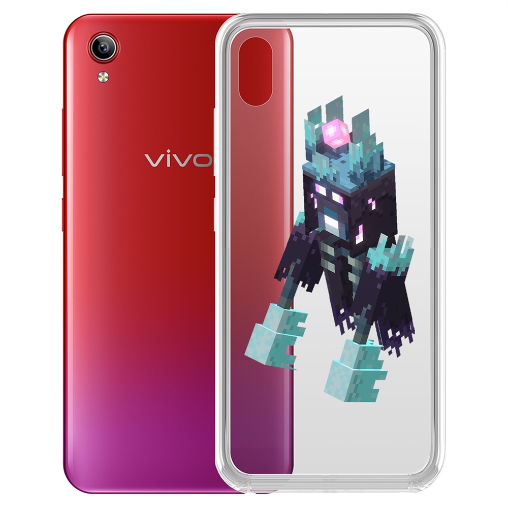 

Чехол-накладка Minecraft-Несчастный Призрак для Vivo Y91C, Прозрачный
