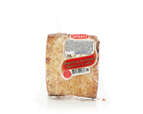 

Пирожки Арнаут песочные с фруктовой начинкой 80 г