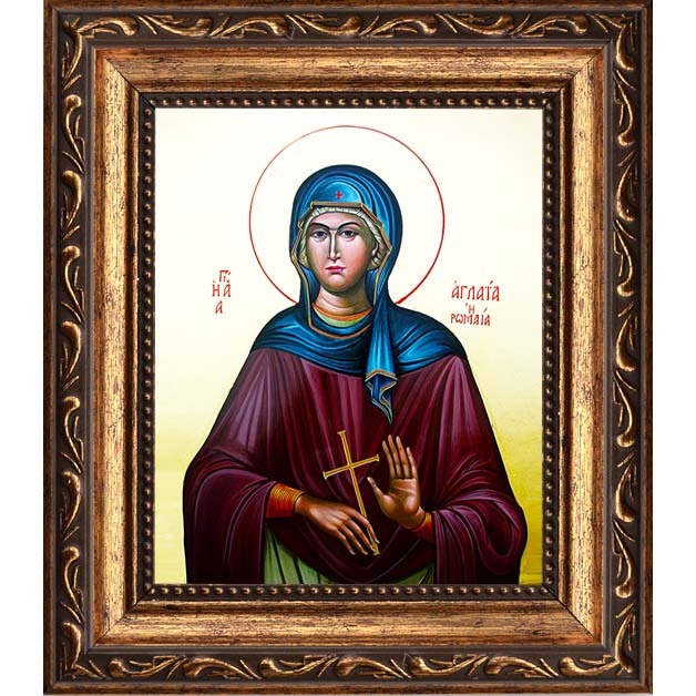 

Аглаида Римская праведная. Икона на холсте.