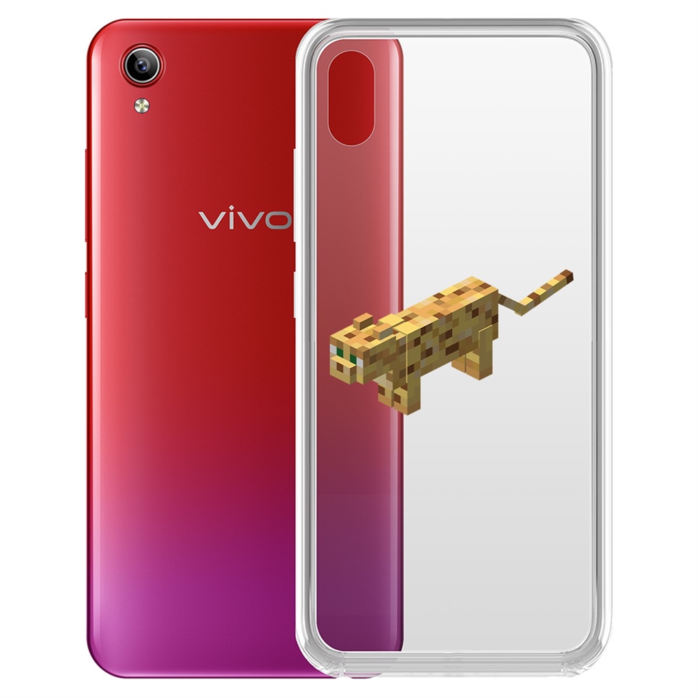 Чехол-накладка Minecraft-Оцелот для Vivo Y91C