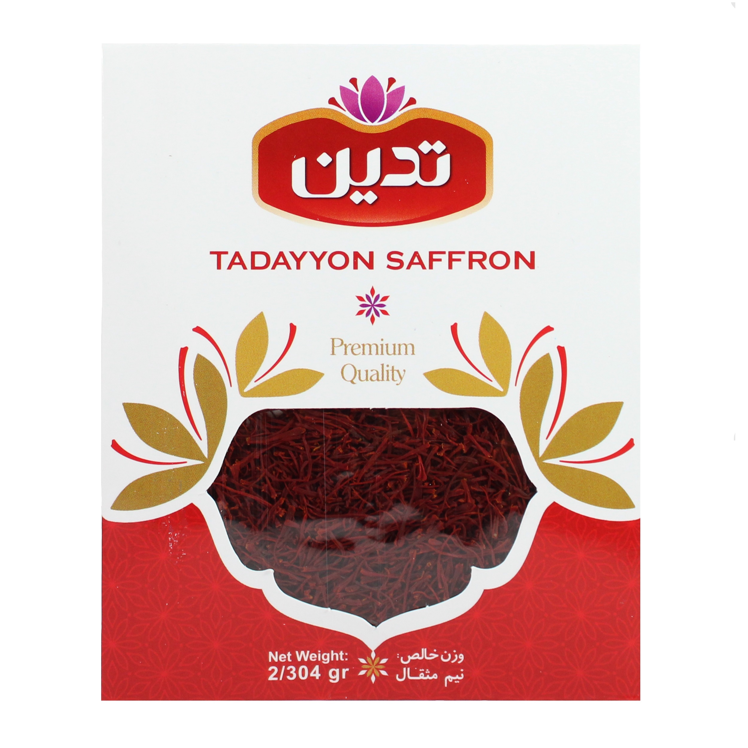 

Шафран TADAYYON 2,304 г, 6197289
