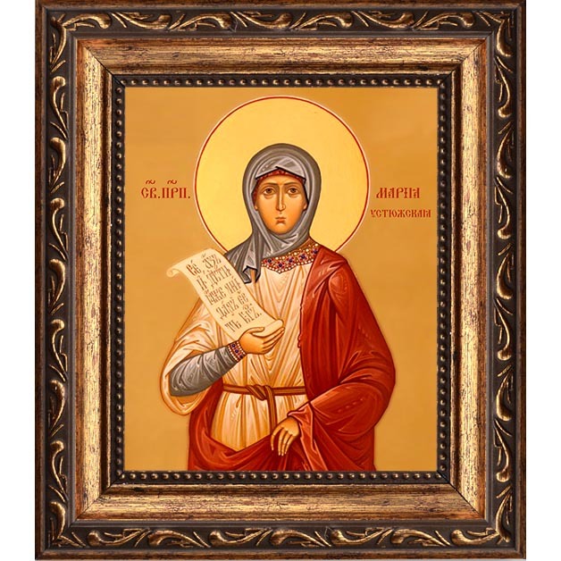 

Мария Устюжская праведная. Икона на холсте.