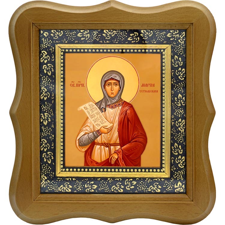 

Мария Устюжская праведная. Икона на холсте.