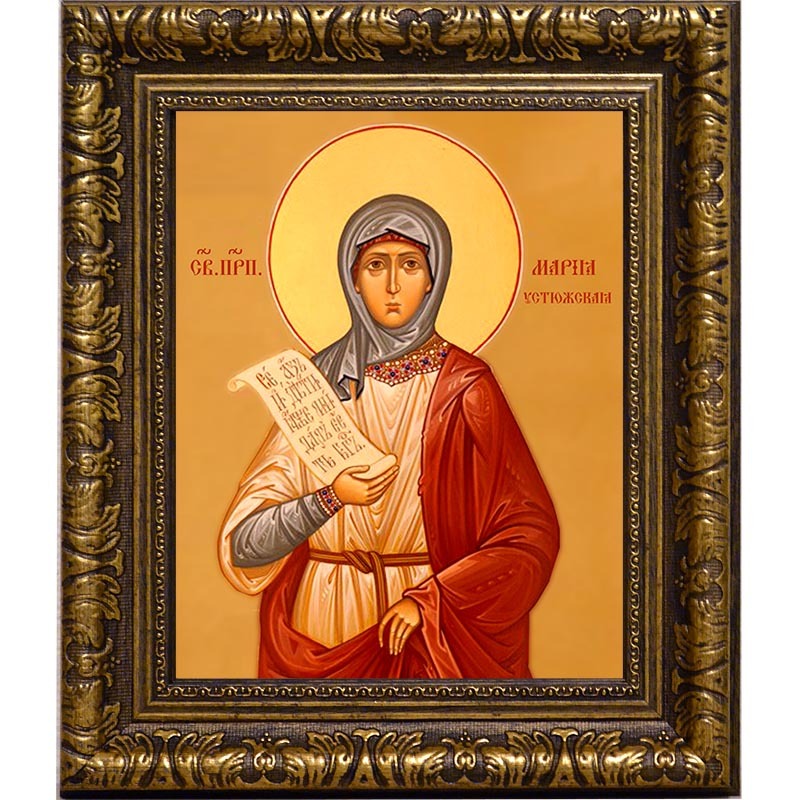 

Мария Устюжская праведная. Икона на холсте.
