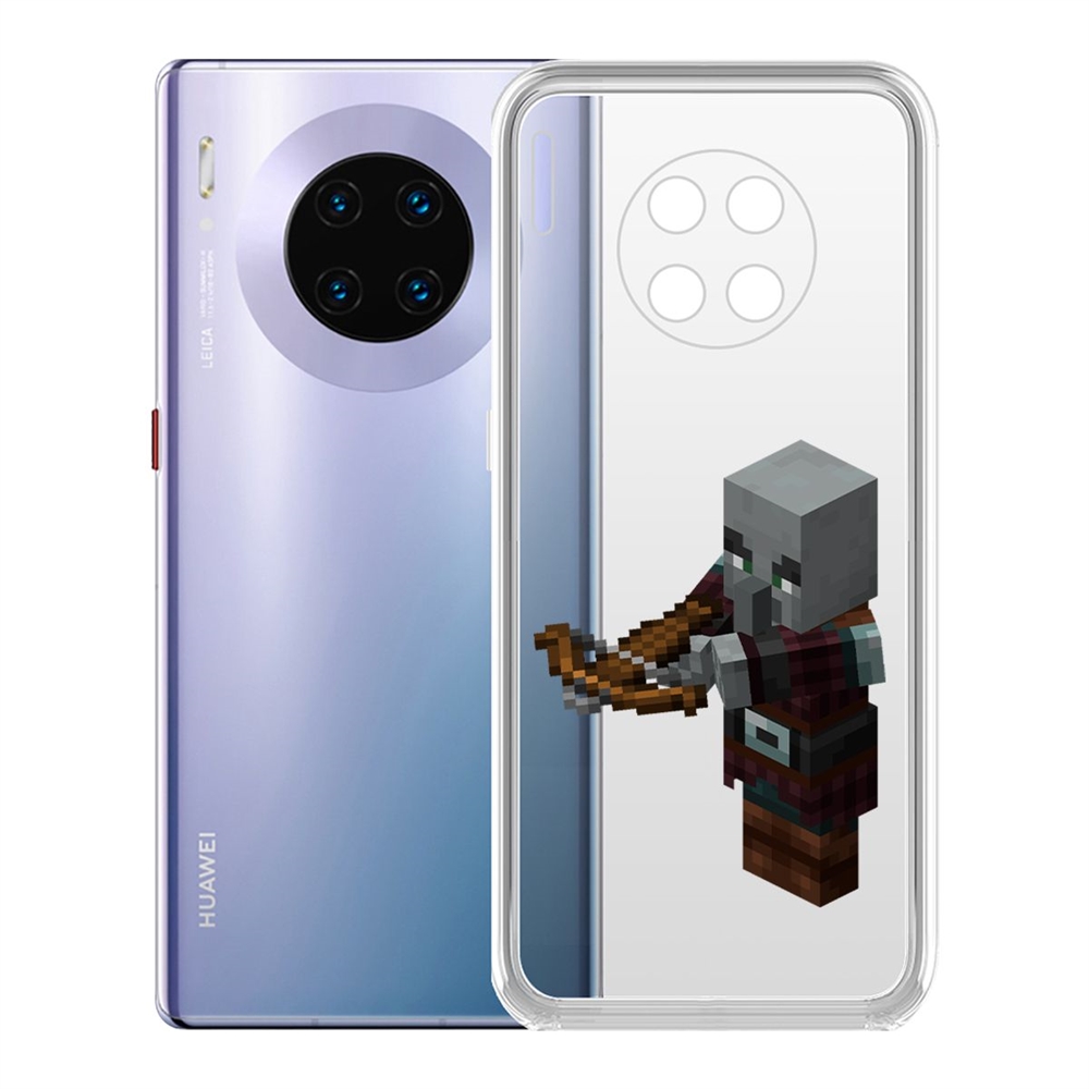 

Чехол-накладка Minecraft-Разбойник для Huawei Mate 30, Прозрачный