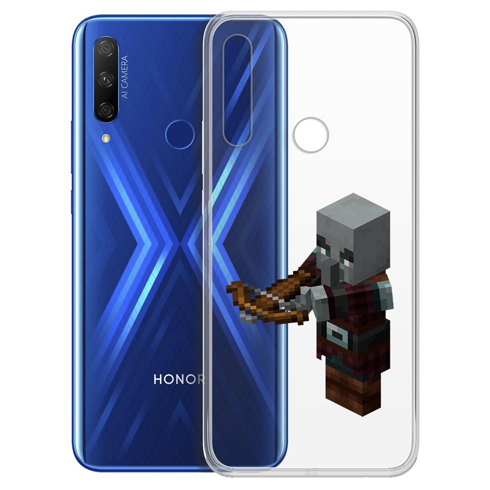 

Чехол-накладка Minecraft-Разбойник для Huawei P Smart Z/Honor 9x, Прозрачный