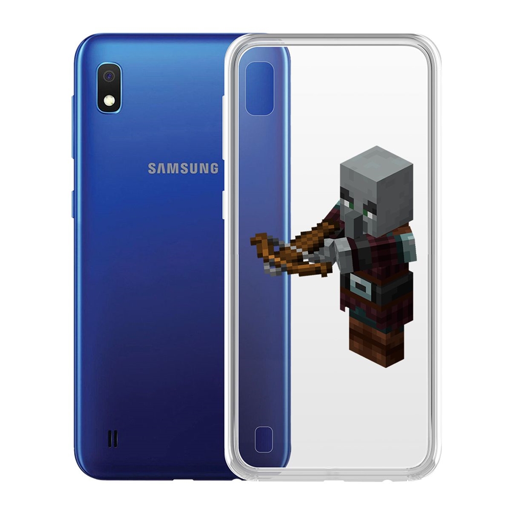 

Чехол-накладка Minecraft-Разбойник для Samsung Galaxy A10 (A105), Прозрачный