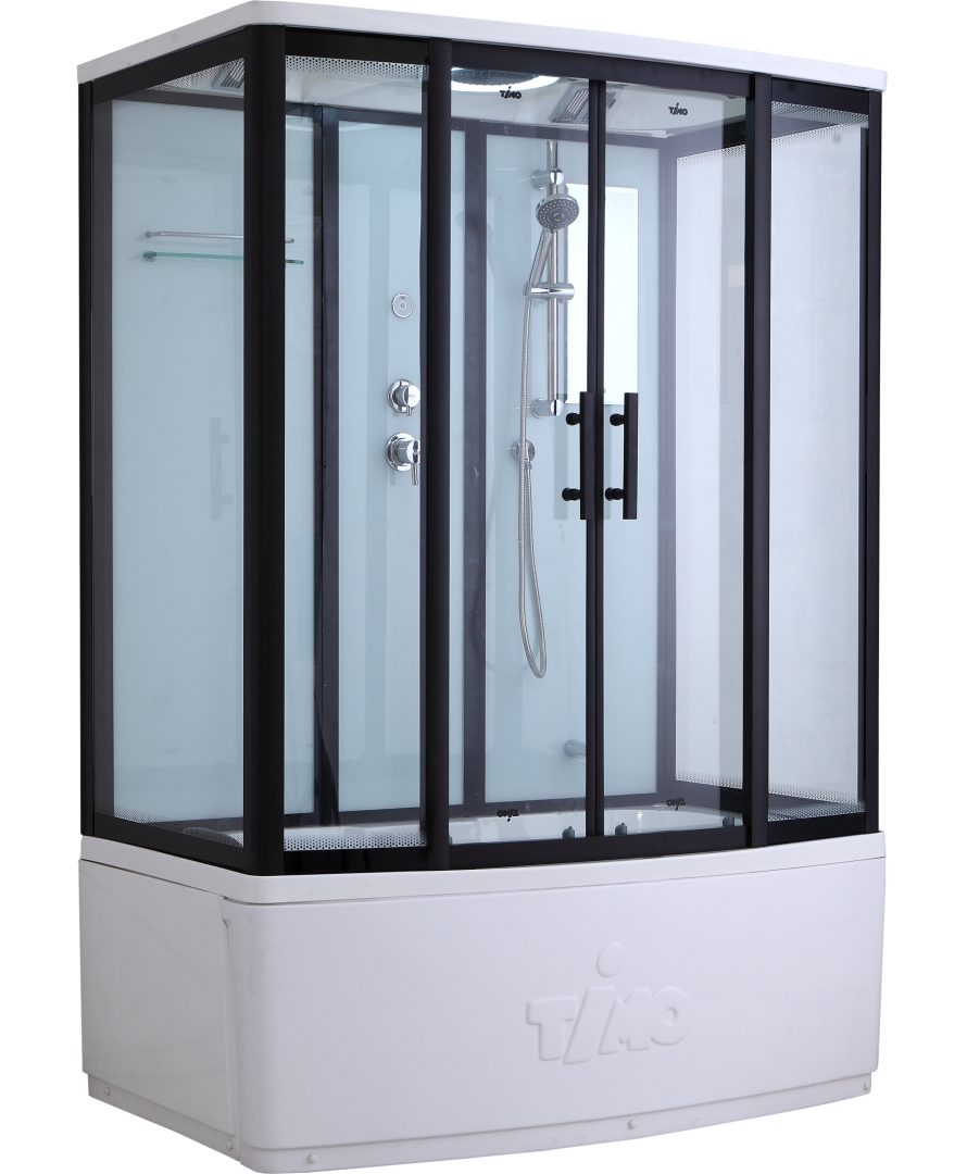 

Timo Standart T-6650 Black душевая кабина (150*88*220)