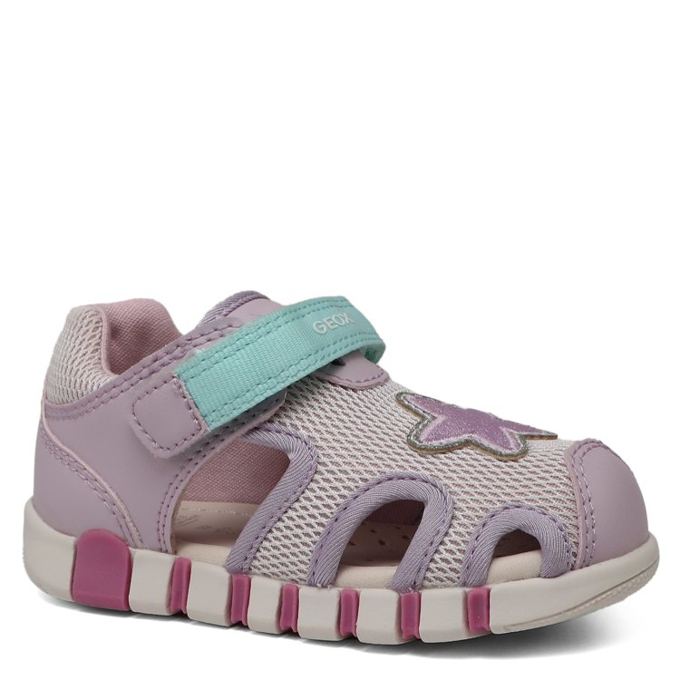 

Сандалии GEOX B SANDAL IUPIDOO GIRB4517B, светло-фиолетовый, 22, B4517B