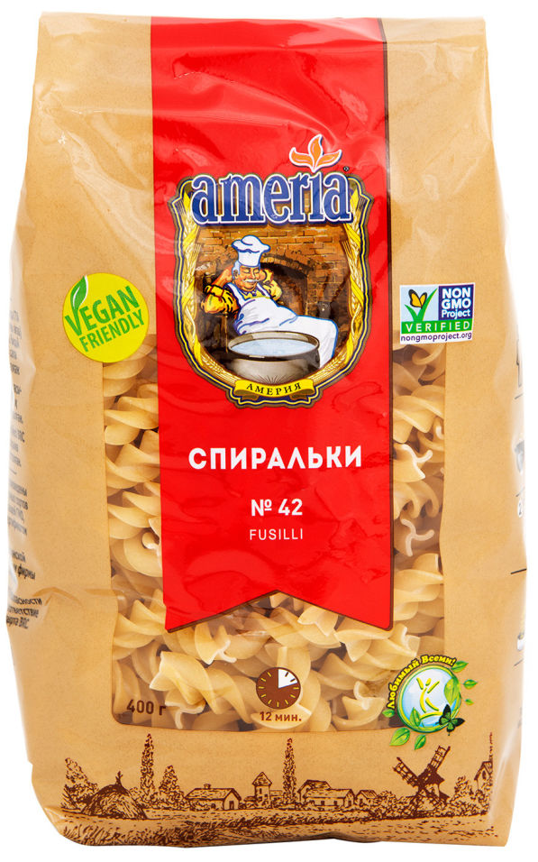 Макароны Ameria Спиральки 400г