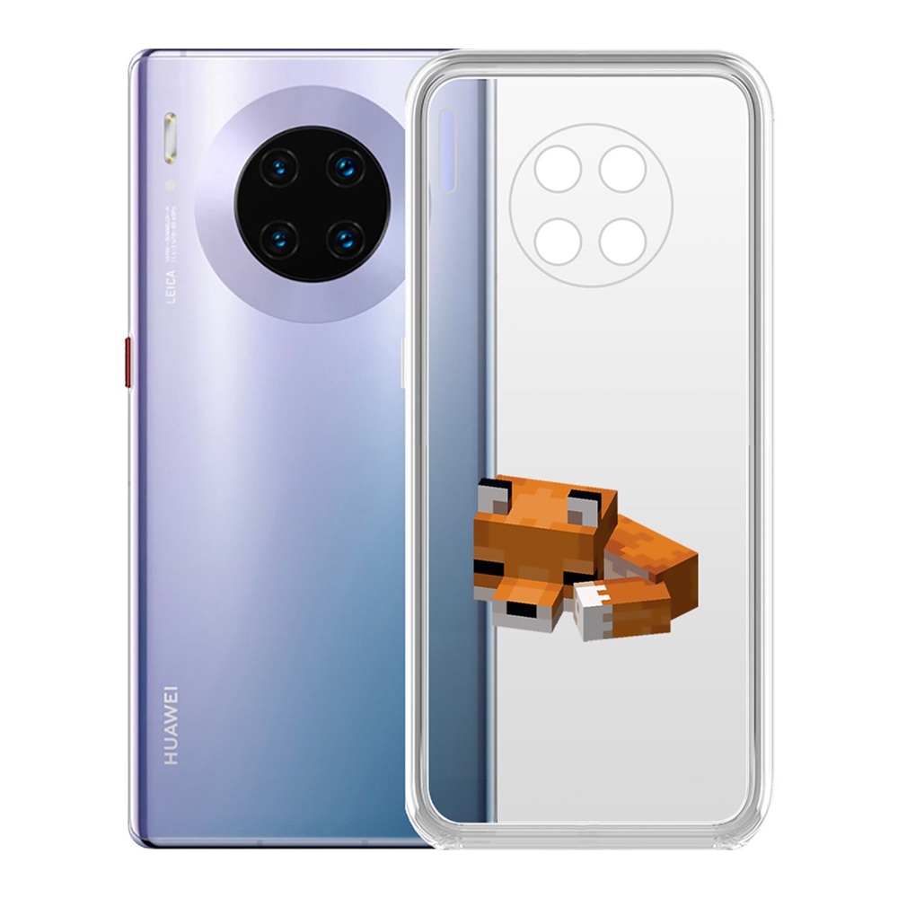 Чехол-накладка Minecraft-Спящий Лисенок для Huawei Mate 30