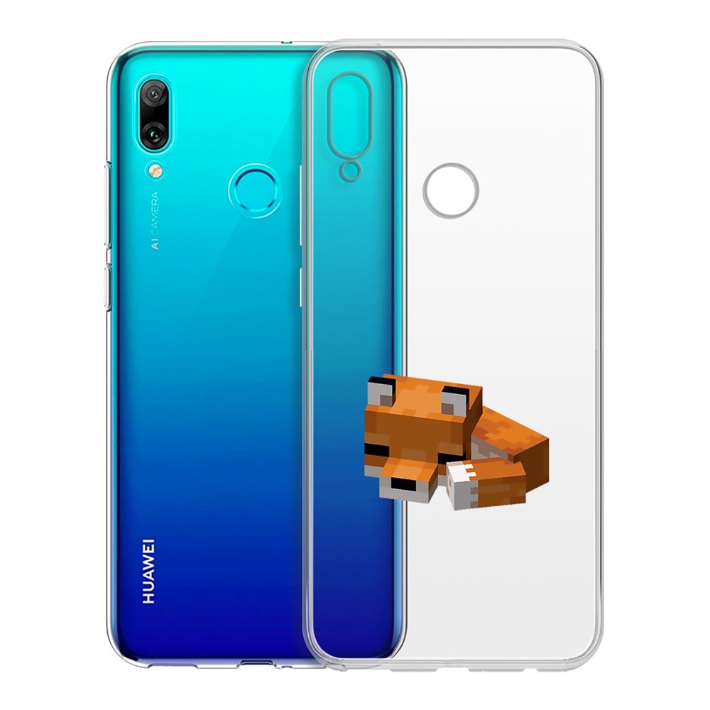 

Чехол-накладка Minecraft-Спящий Лисенок для Huawei P Smart (2019)/Honor 10 Lite (2019), Прозрачный