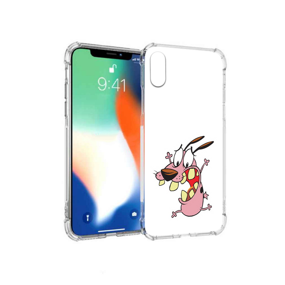 

Чехол MyPads Tocco для Apple iPhone X зубастый бобик (PT94261.606.371), Прозрачный, Tocco