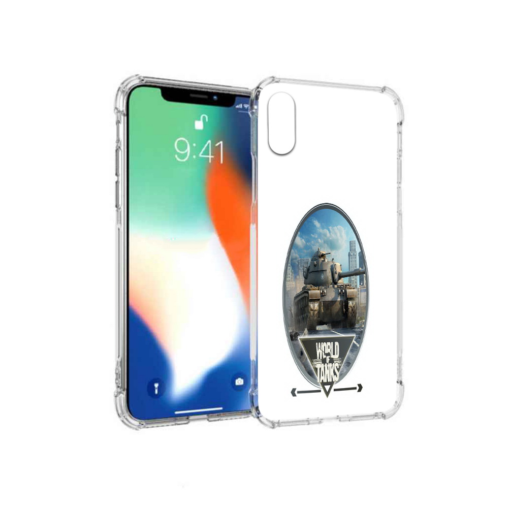 

Чехол MyPads Tocco для Apple iPhone X игра с танками (PT94261.606.375), Прозрачный, Tocco