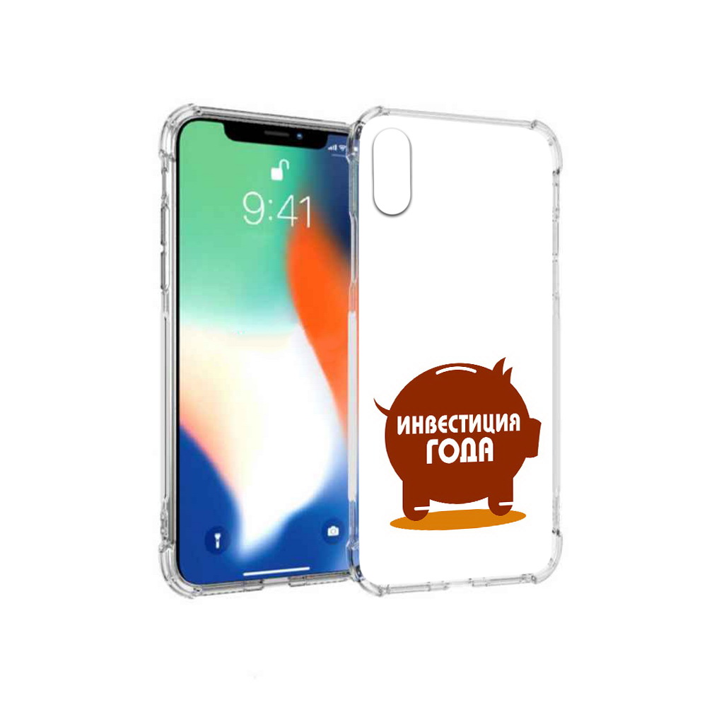 

Чехол MyPads Tocco для Apple iPhone X инвестиция (PT94261.606.376), Прозрачный, Tocco