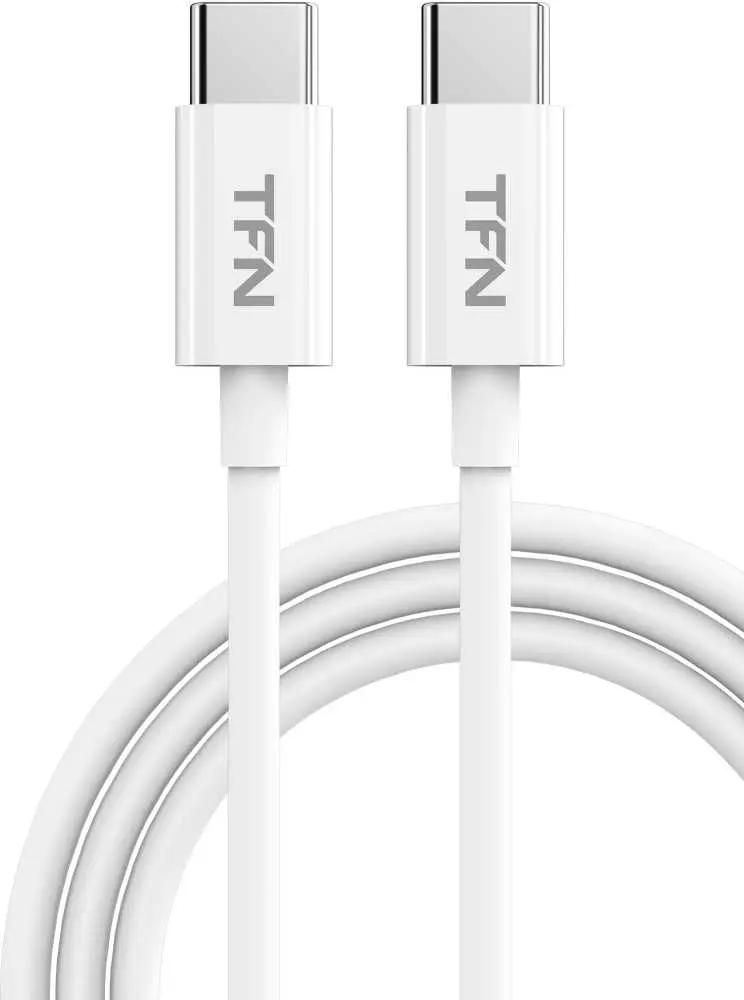 

Кабель TFN Type-C - Type-C, 3 А, 1 м, белый (CUSBCC1MTPWH)