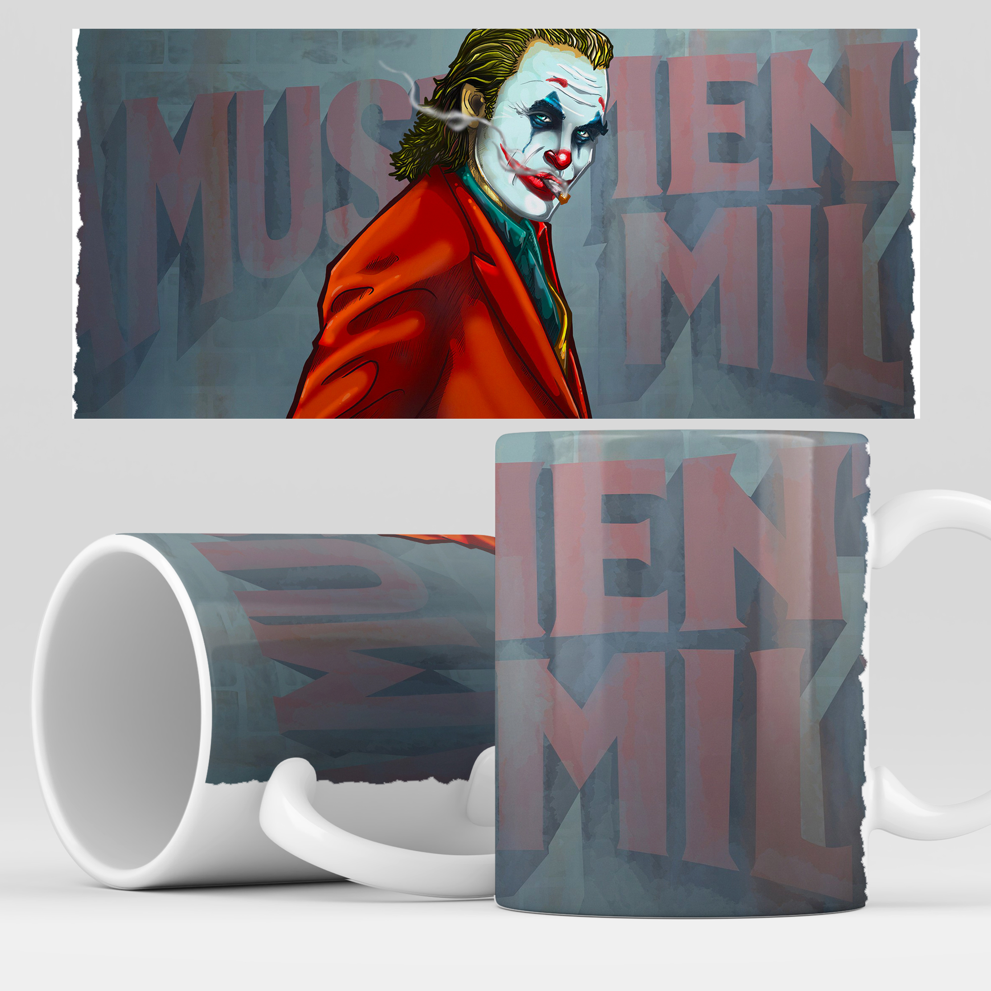 фото Кружка rocketcup с принтом "джокер" joker