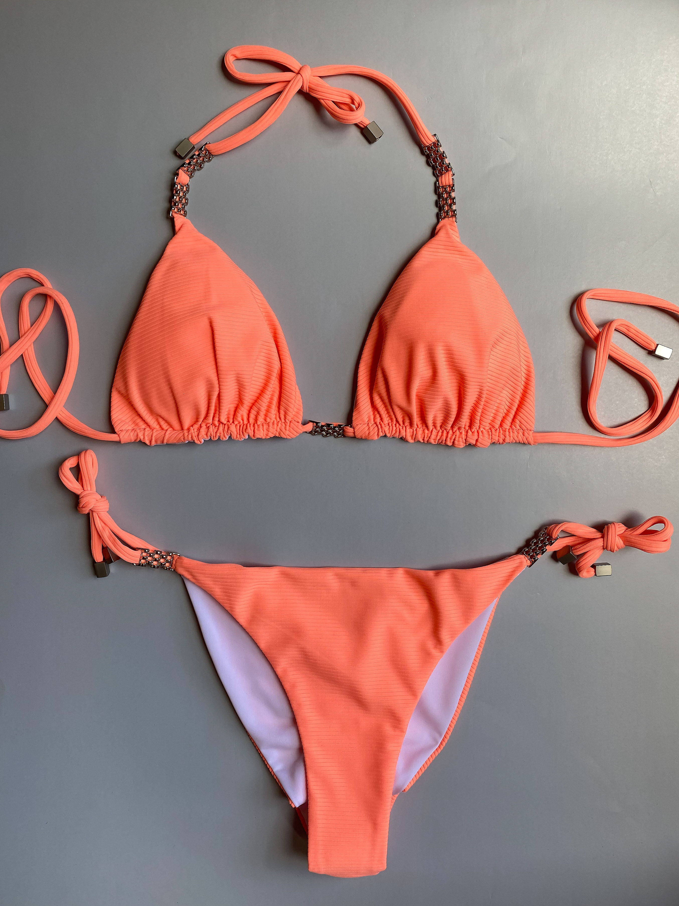 

Купальник раздельный женский Balibikini Мэй оранжевый L, Мэй
