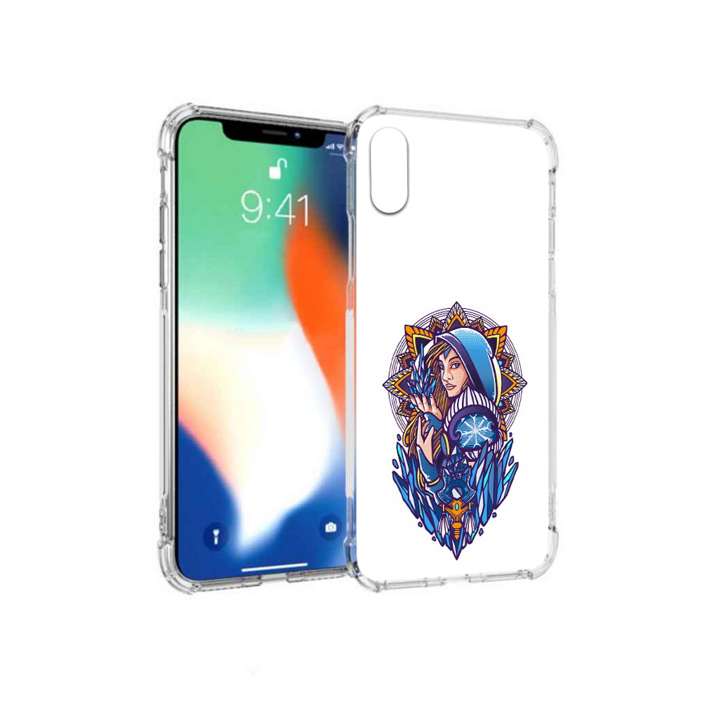 

Чехол MyPads Tocco для Apple iPhone X кристал мейден дота 2 (PT94261.606.415), Прозрачный, Tocco